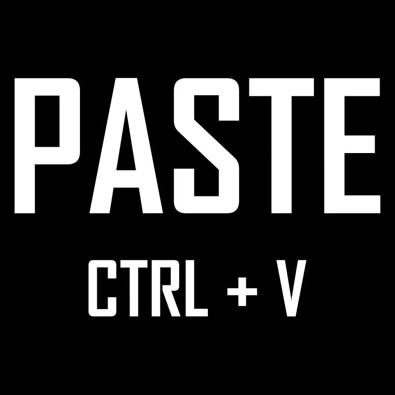 Paste Ctrl V - Father Son Shirt