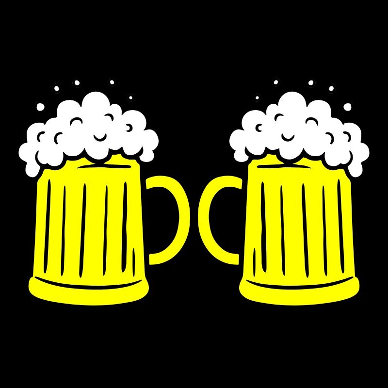 Verre à bière grillé