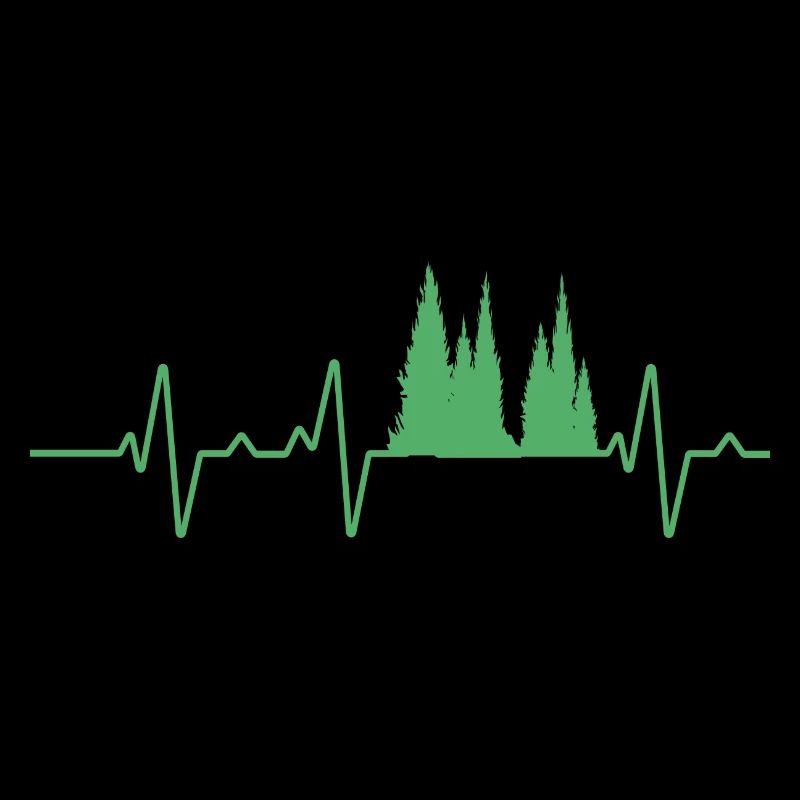 Forest Heartbeat Tree Ekg