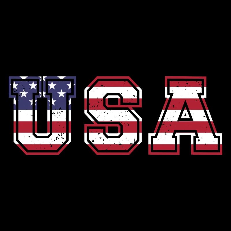 Les États-Unis aux couleurs du drapeau américain drapeau