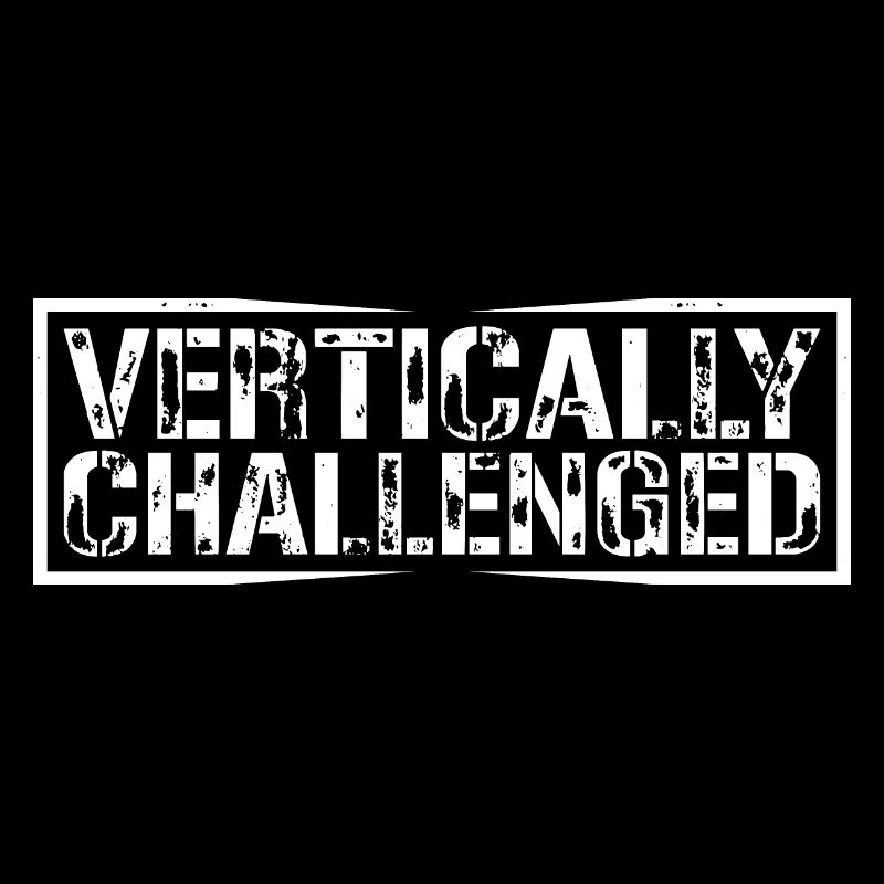 Vertically Challenged Funny Short People Joke Men
