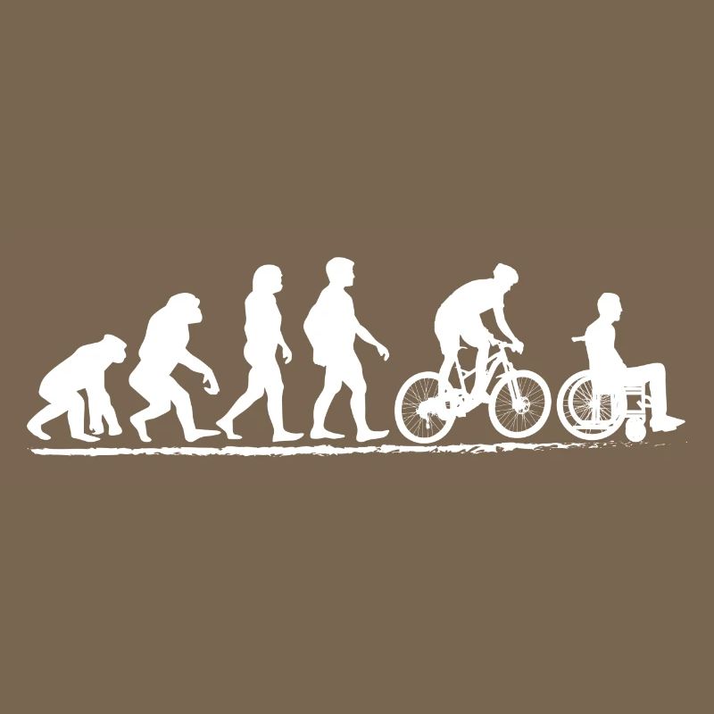 Drôle de vélo Tshirt VTT Evolution
