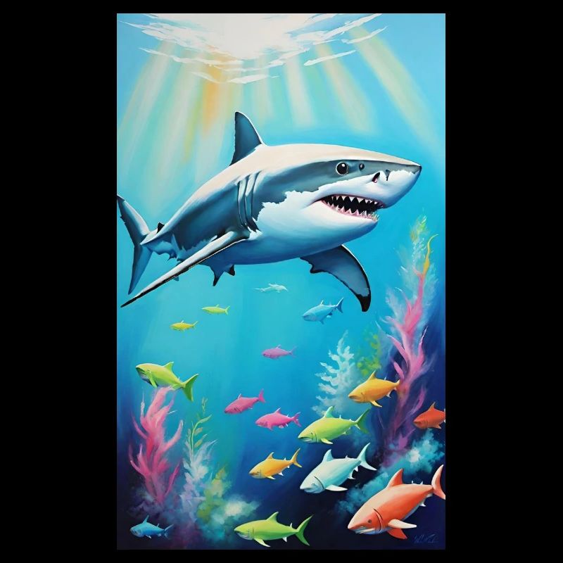 Requin | Grand requin blanc | Créature marine | Poisson