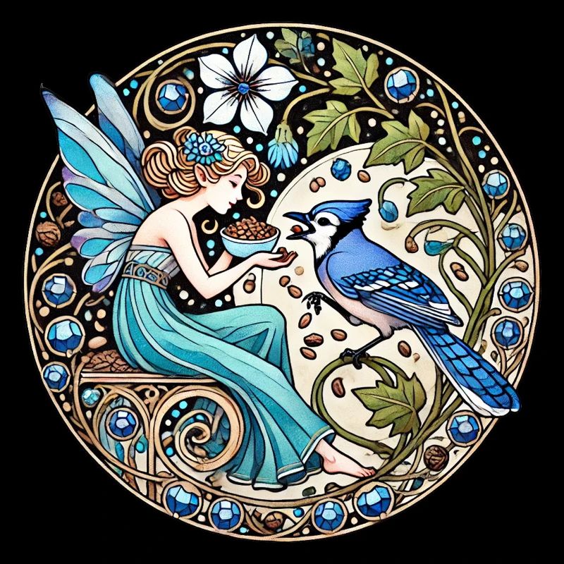 Fée Geai Bleu