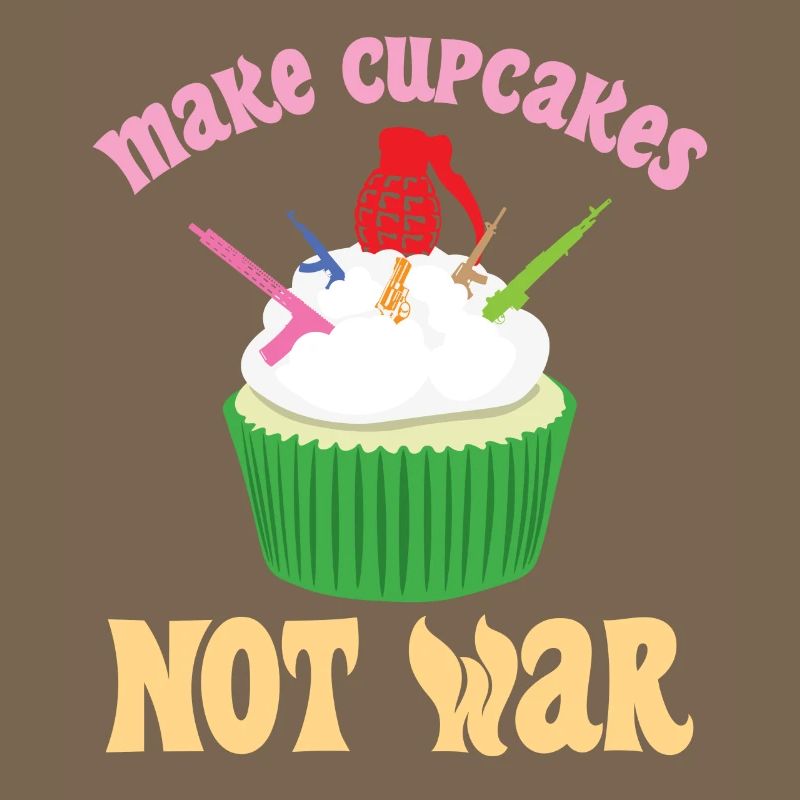 Cupcake Rifle Bomb War Statement Gift