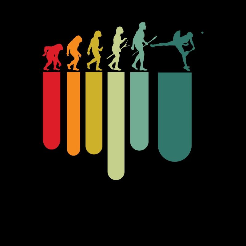 Évolution du joueur de tennis vintage