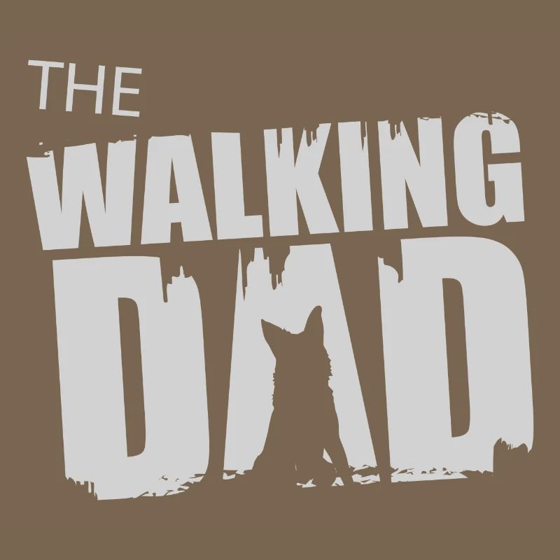 German Shepherd Walking Dad Gift Idea Father Gassi