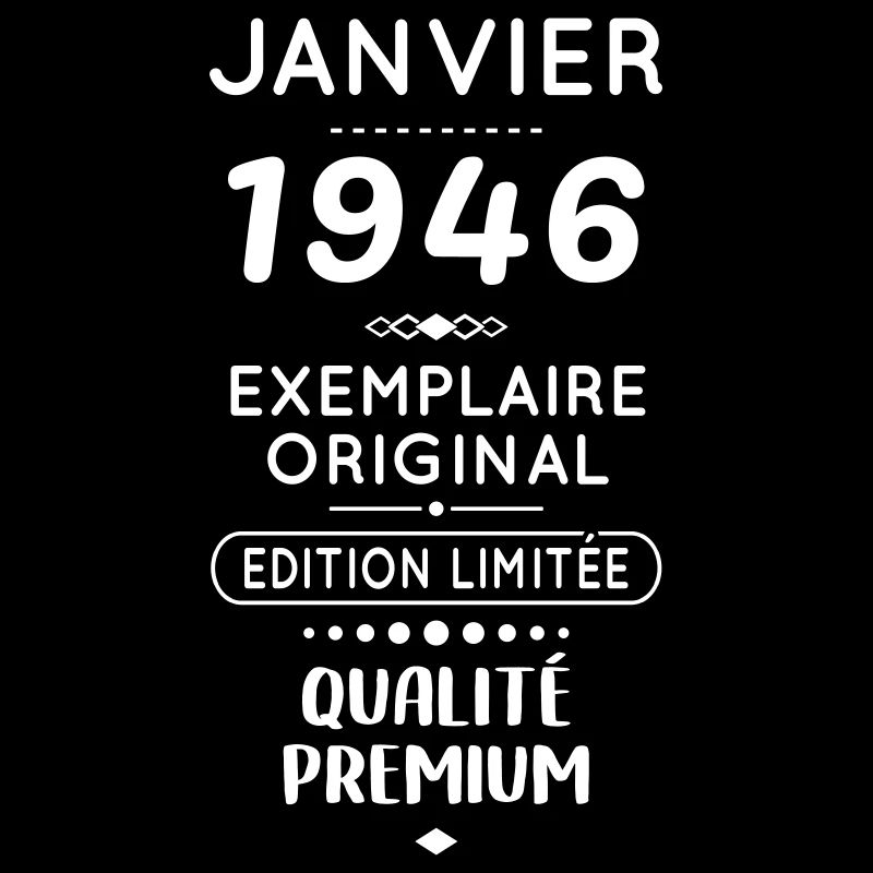 Anniversaire 80 ans - Janvier 1946 Original