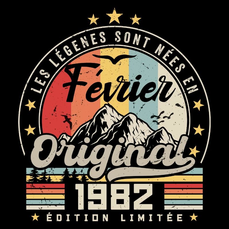 Février 1982 Cadeau 42e Anniversaire Février 1982