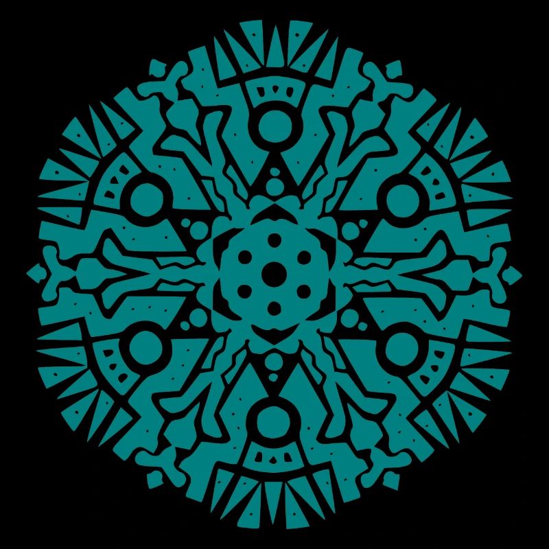 Modèle Mandala Maya