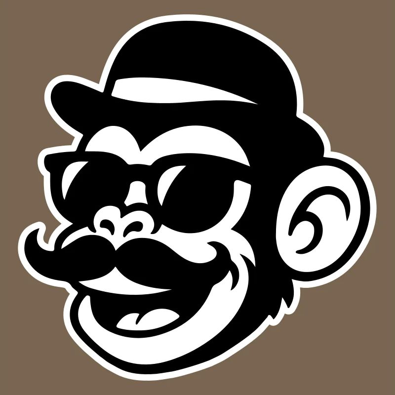 Monkey Sir Mustache