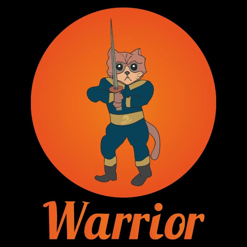 Chat guerrier