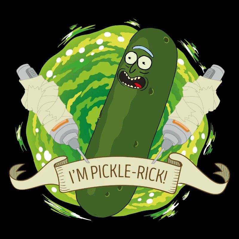 Rick Et Morty Pickle-Rick Cornichon
