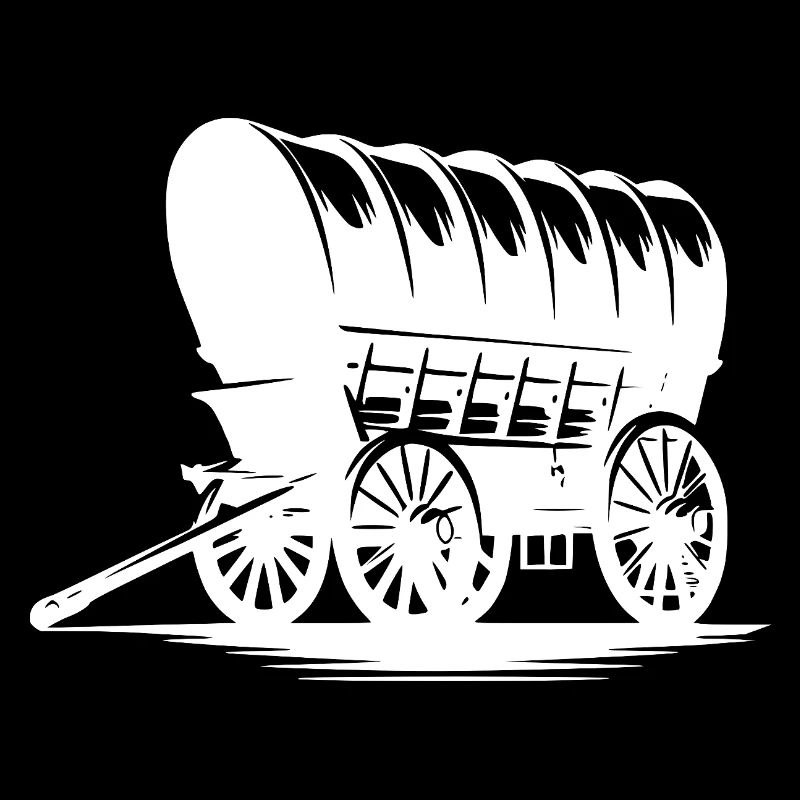 Chariot couvert de calèche