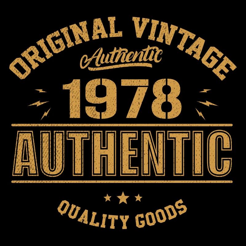 Authentic 1978 Cadeau D'anniversaire Original 1978
