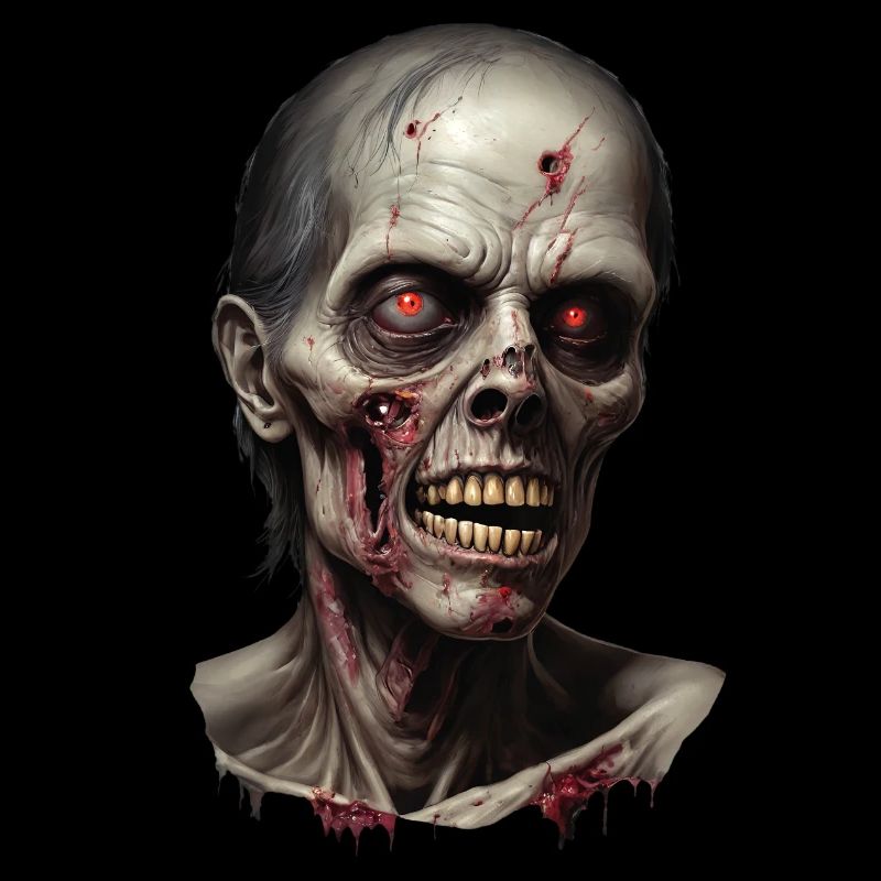 Zombie Bloody Horror Undead Halloween Apocalypse