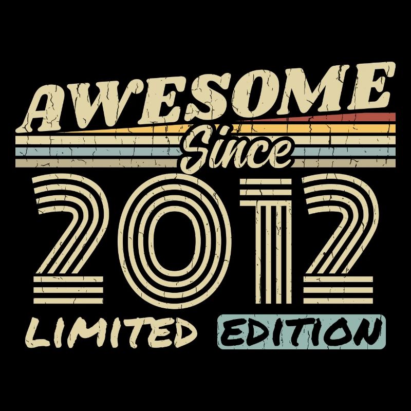Vintage 2012 Rétro - Cadeau D’anniversaire 2012