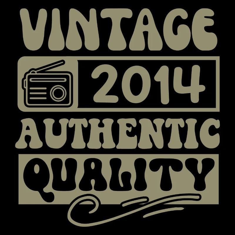 Authentic 2014 Millésime 2014 - Vintage 2014 Rétro