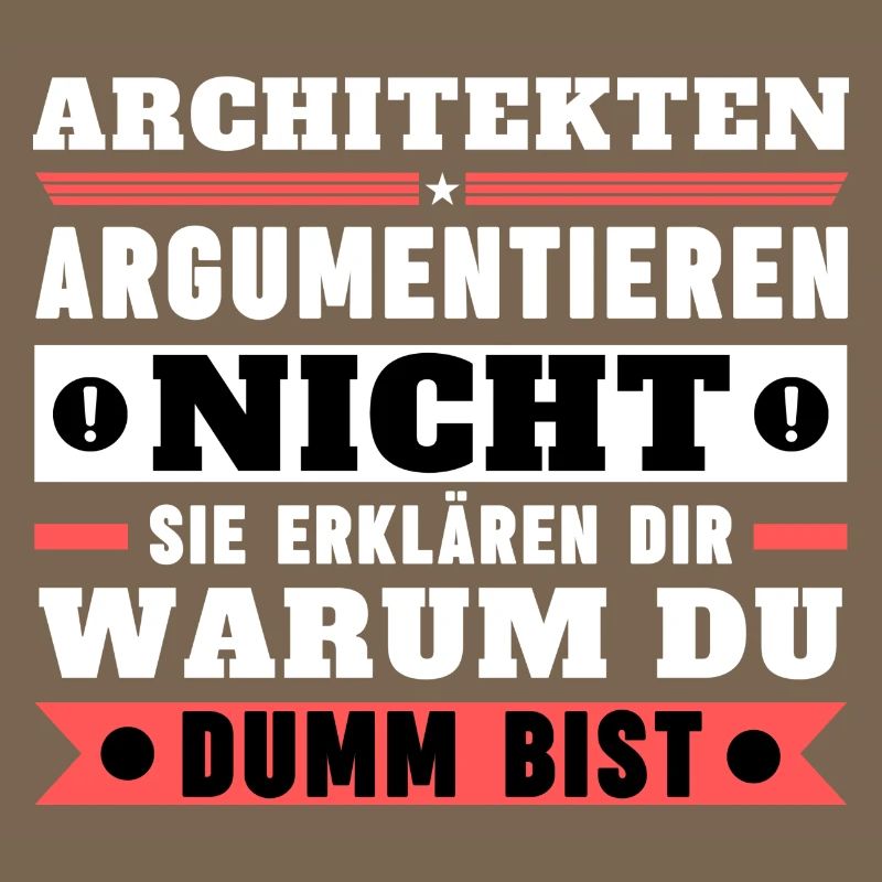 Architects don't argue