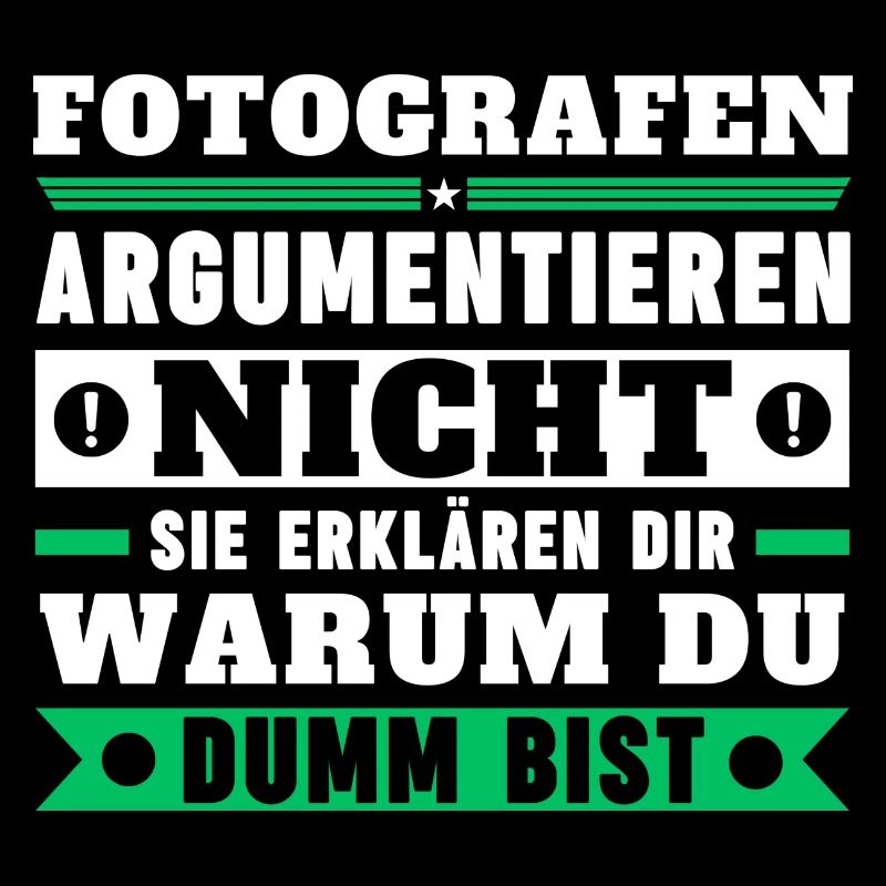 Photographers don't argue