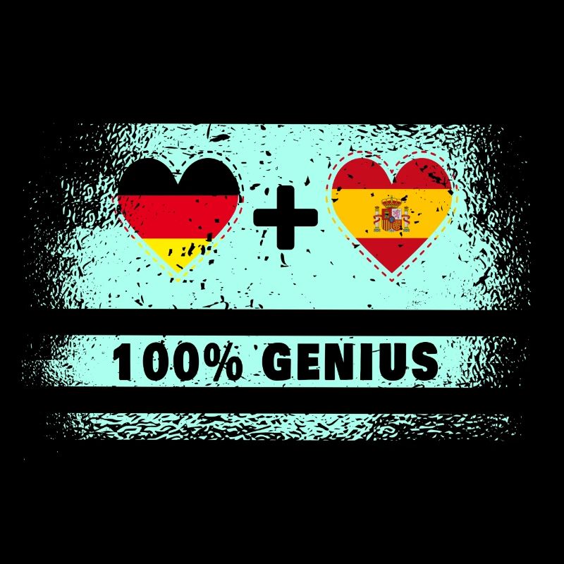 Germany and Spain 100% brilliant / Gift