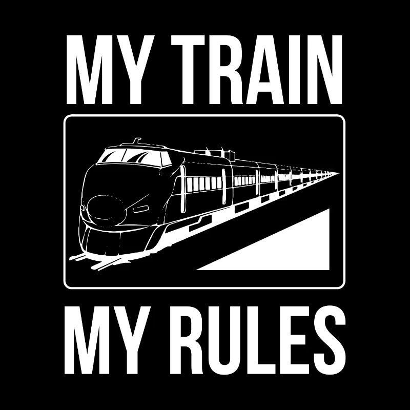 Chef de train Mon train Mes règles T-shirt