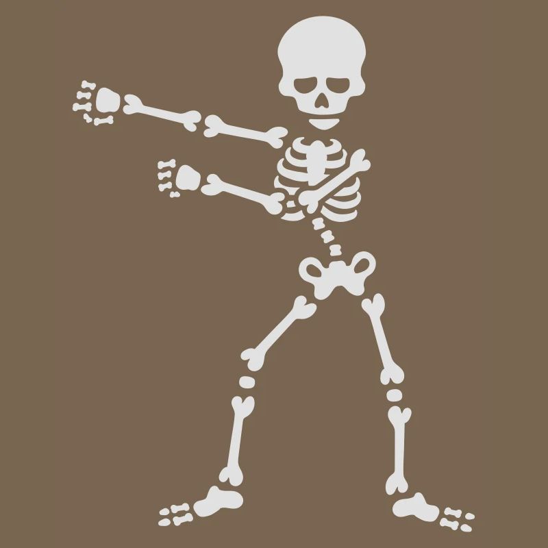 The floss dance flossing backpack boy kid skeleton