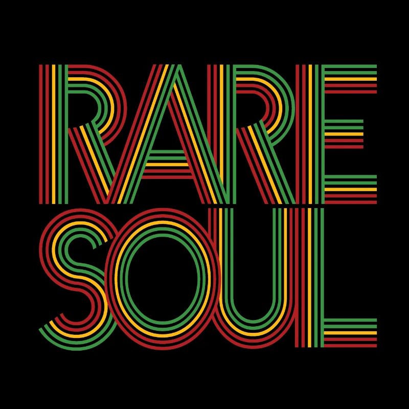 Rare âme Rouge Or Vert