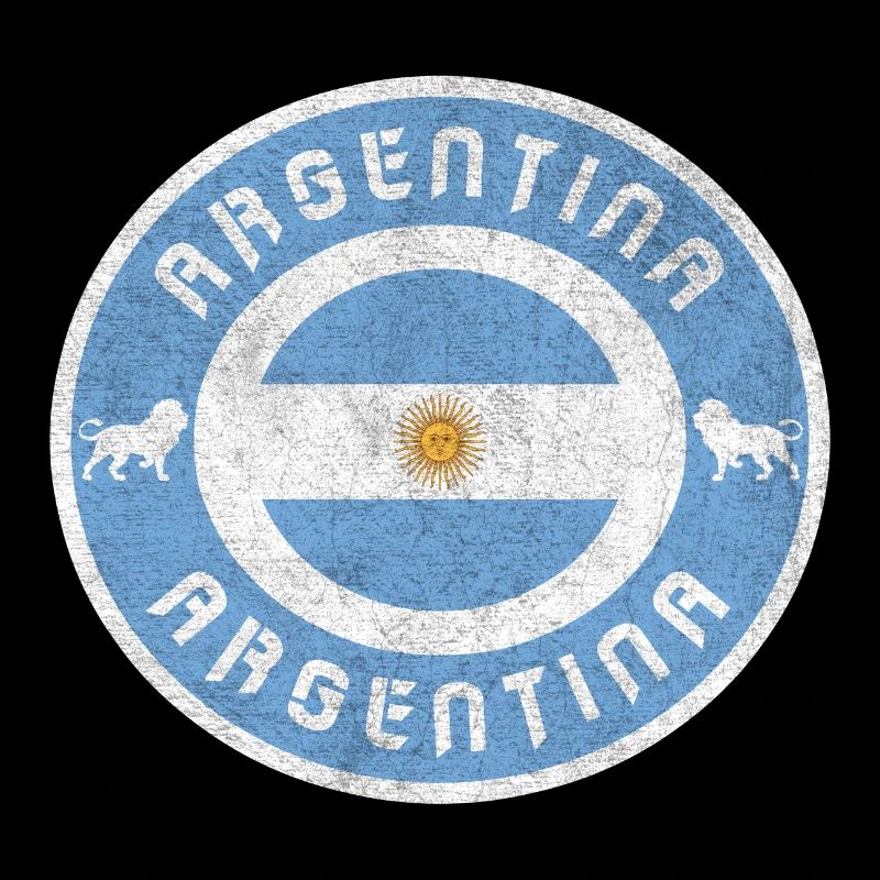 Design vintage de l'Argentine avec drapeau / cadeau