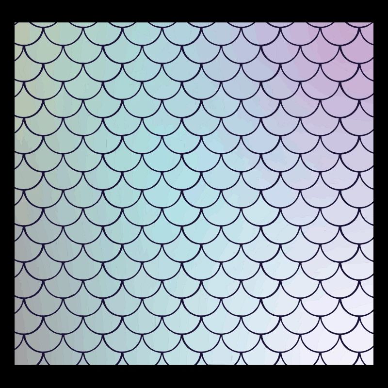 Watercolor Fish Scales Pattern