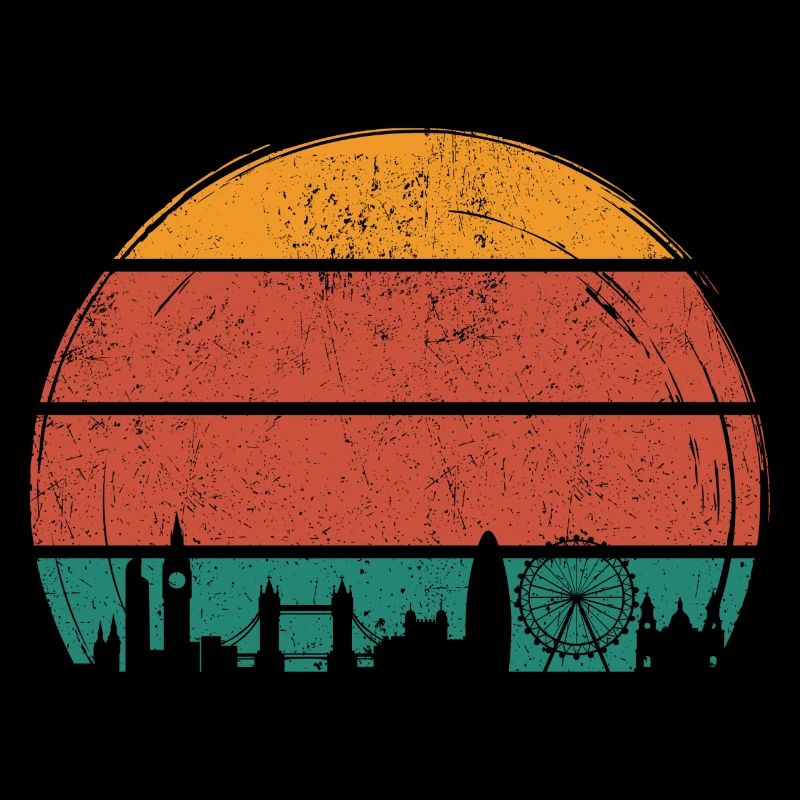 Sunset Skyline Silhouette