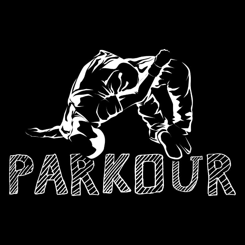 Backflip Somersault Parkour Freerunning icône graphique