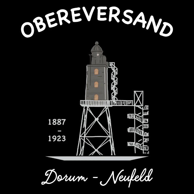 Lighthouse Dorum - Neufeld, German North Sea coast