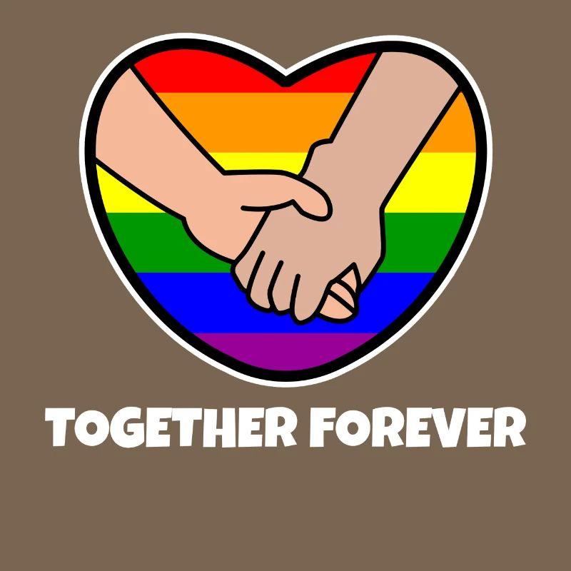 Relationship Homo Statement Heart Pride Rainbow