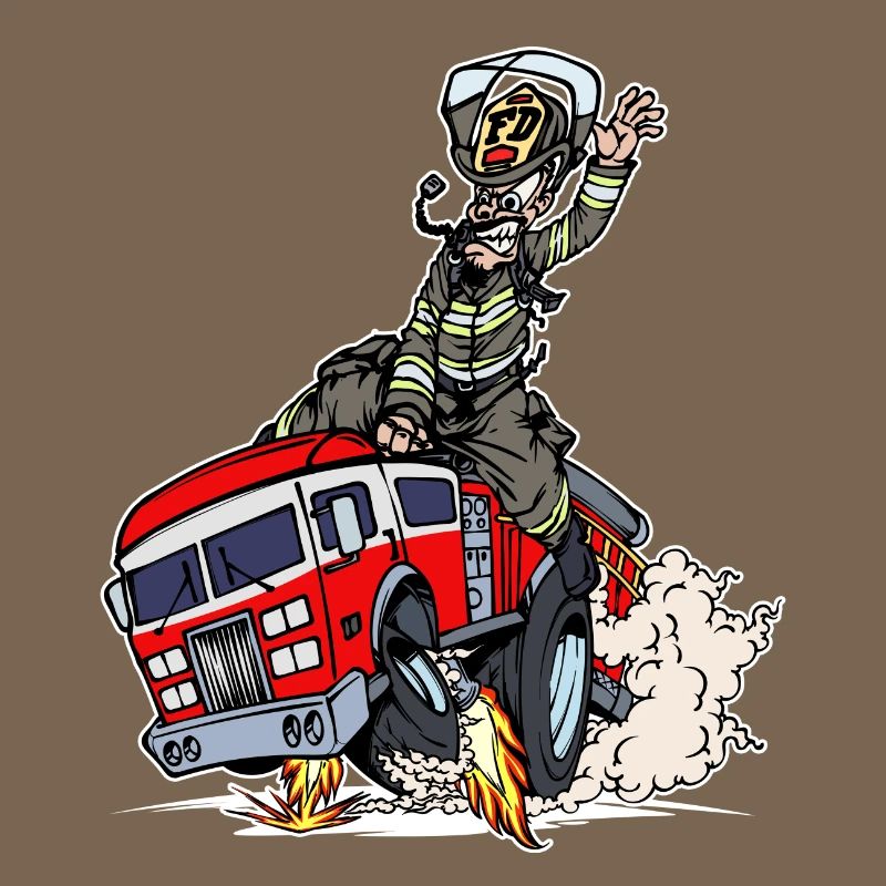 Fire Fire Engine Firefighter Rescuer