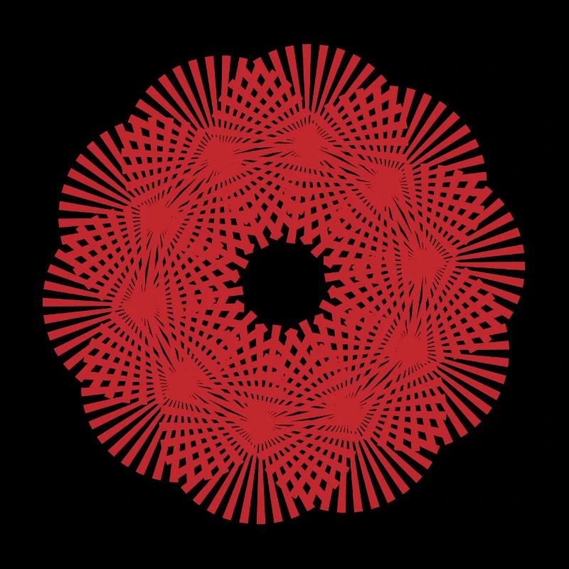 Mandala | Rayons de soleil | Modèle