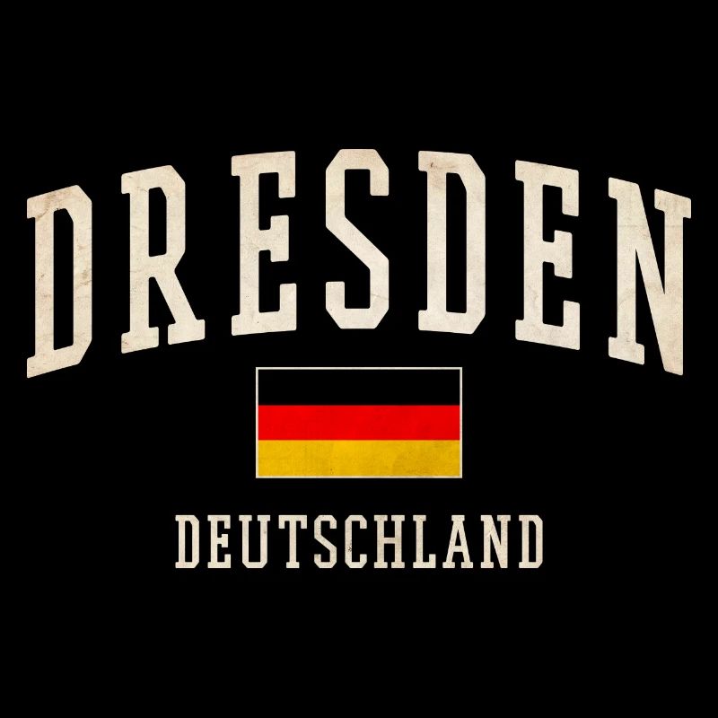 Dresden Flag Vintage Design