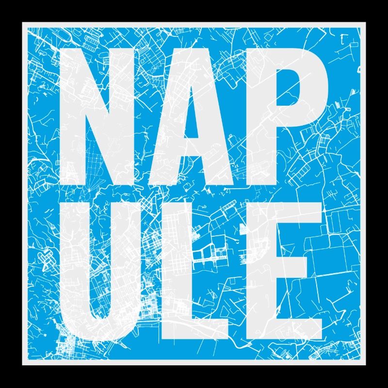 Napule Cards Typo Blue