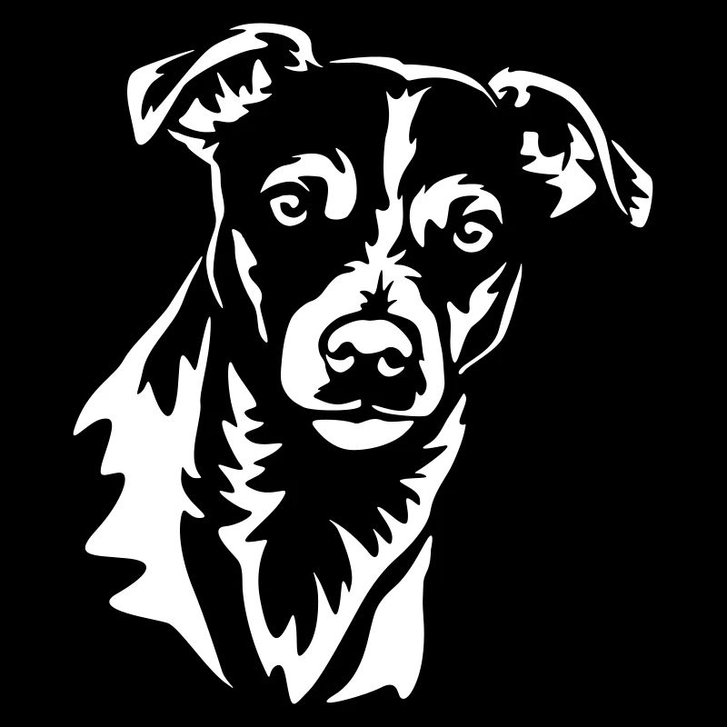 Jack Russell Terrier Head "Black Edition"