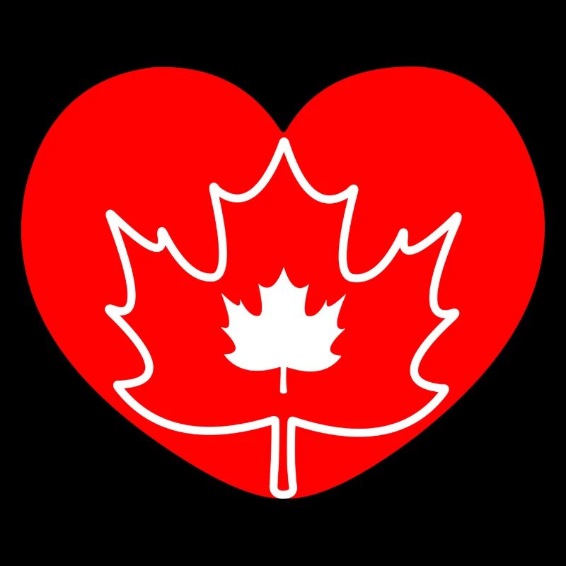 Cœur du Canada feuille d’érable