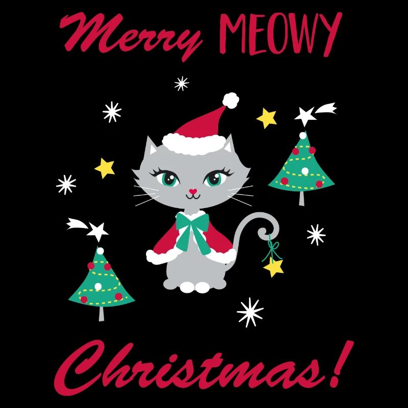 Chat de Noël miaou