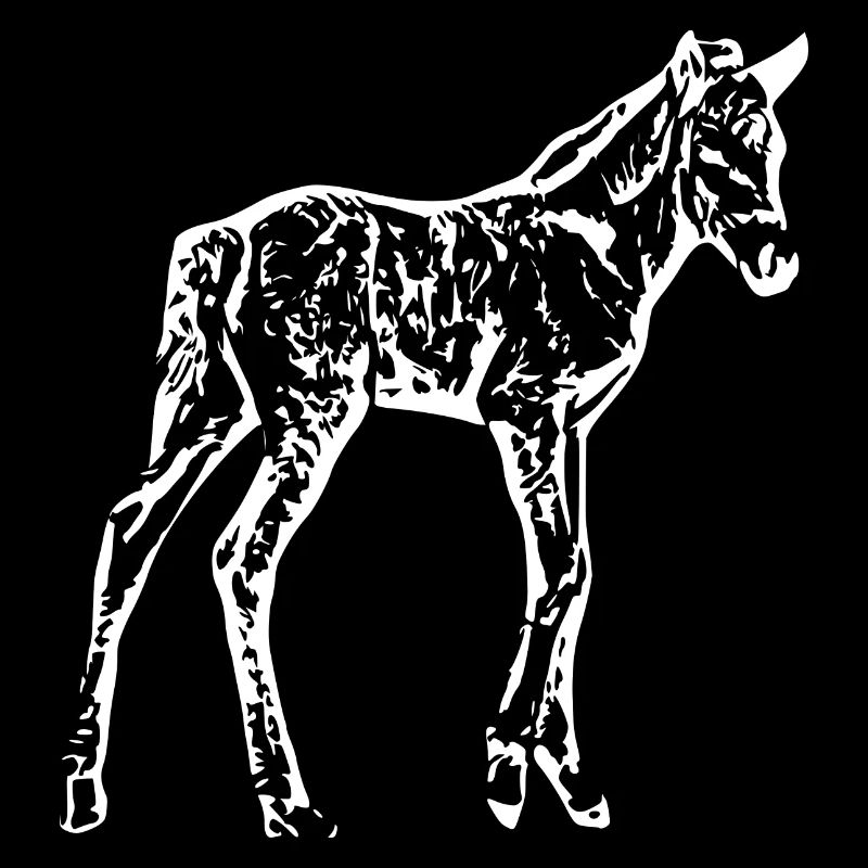 Horse White, Foal