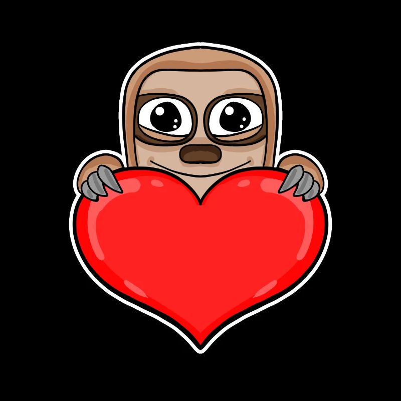 Sloth Heart Romantic