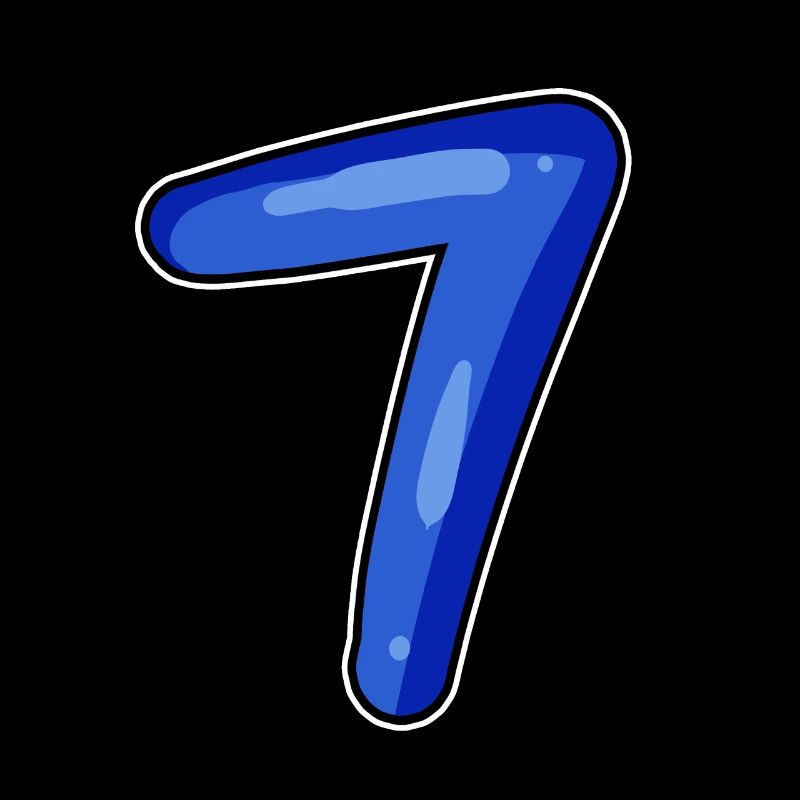 7 bleu