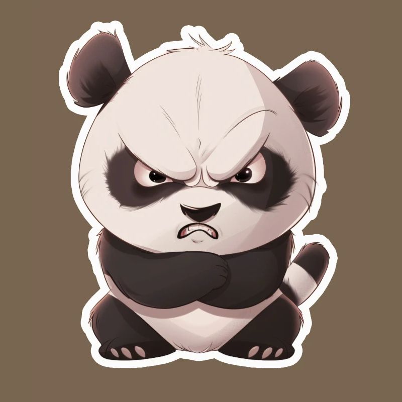 Mignon bébé panda panda cassé