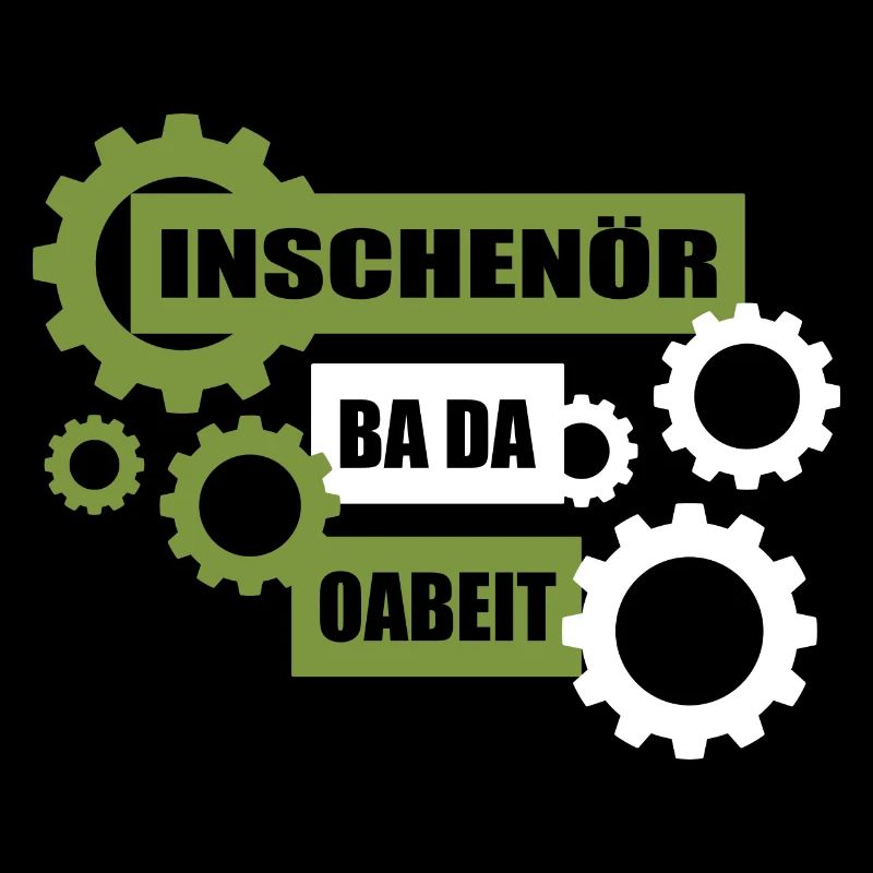 Inschenör ba da Oabeit, engineer at work