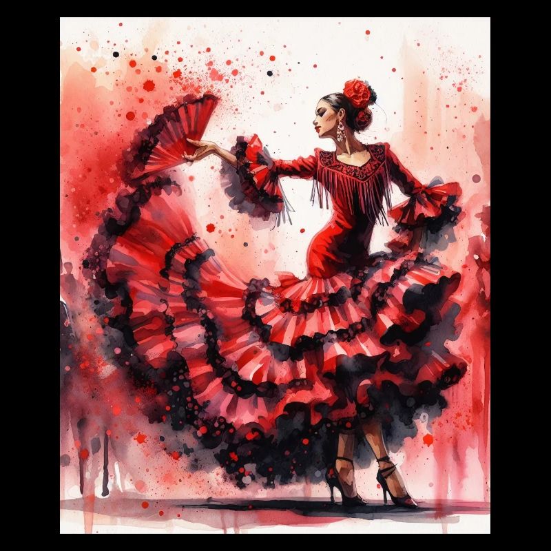 La passion d’une danseuse de flamenco