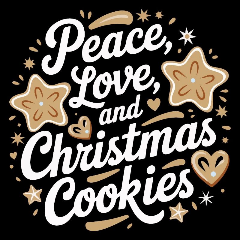 Paix, amour et biscuits de Noël