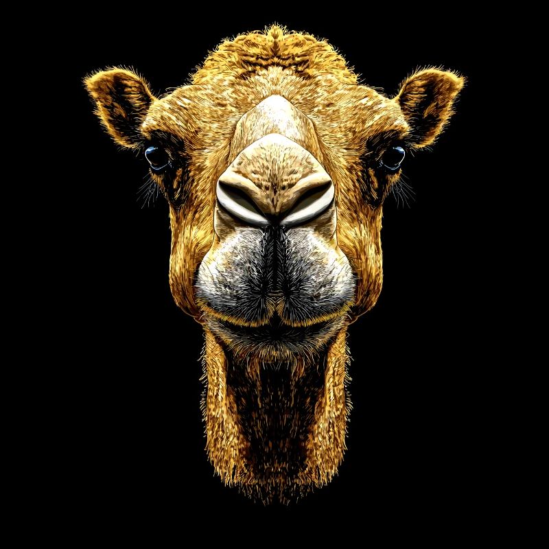 Chameau Dromadaire Camel de Bactriane Cadeau Chameaux