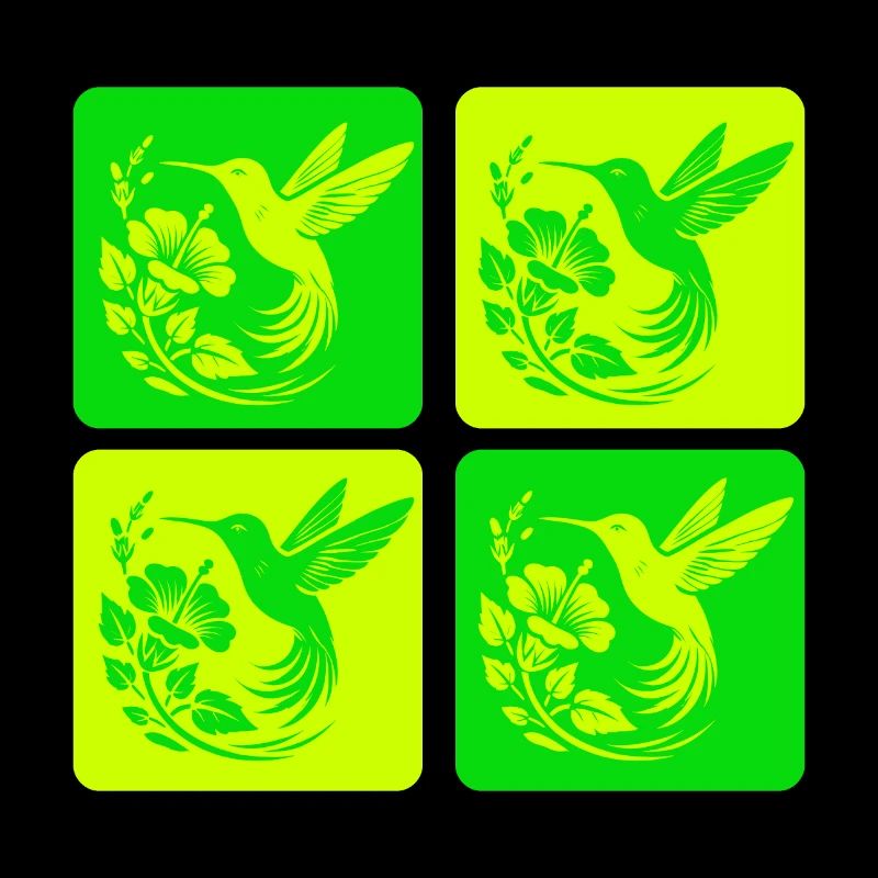 Colibri et fleur – Nature Design